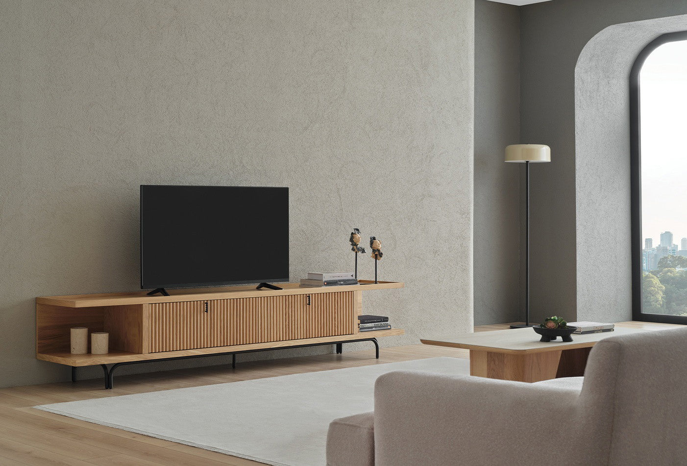 Austin TV-Kast Donker OAK kleur 250x526 cm - foto 3