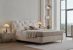 Cante Boxspring Met Hoofdbord Beige - foto 3