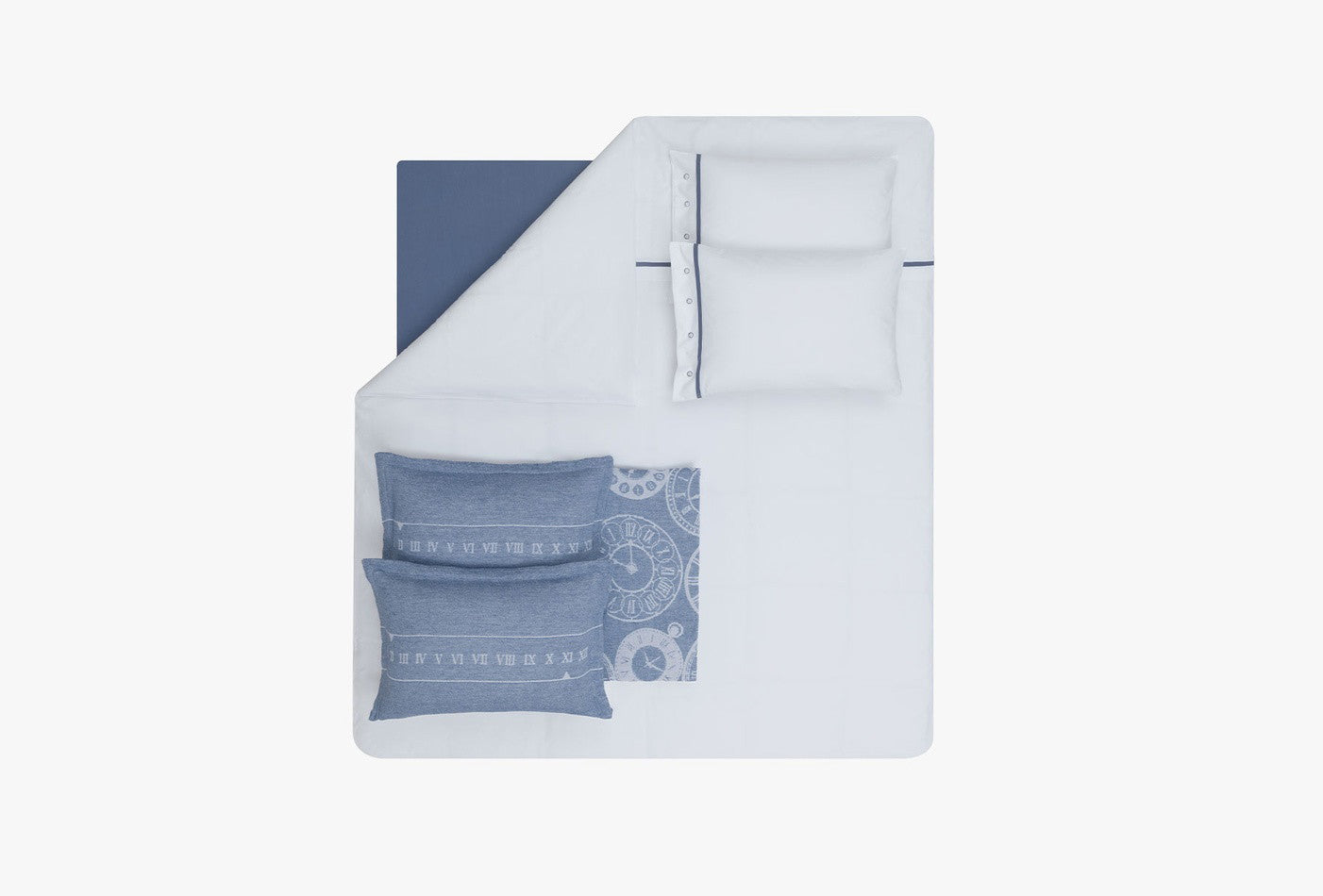Asral Indigo met bedsprei Dekbedovertrekset Uitzetset Eenpersoons - foto 2
