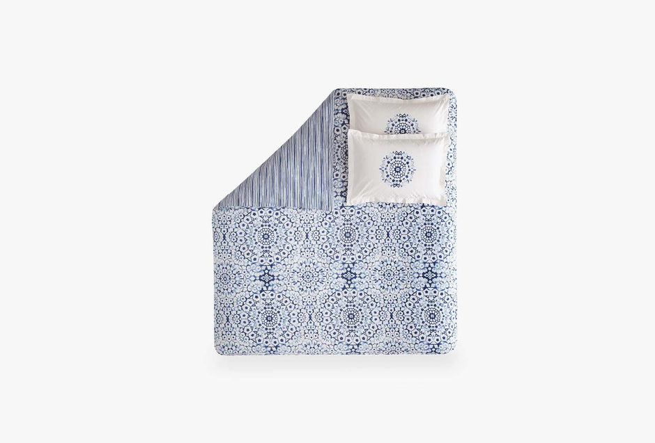 Sancia Blauw Dekbedovertrekset Tweepersoons
