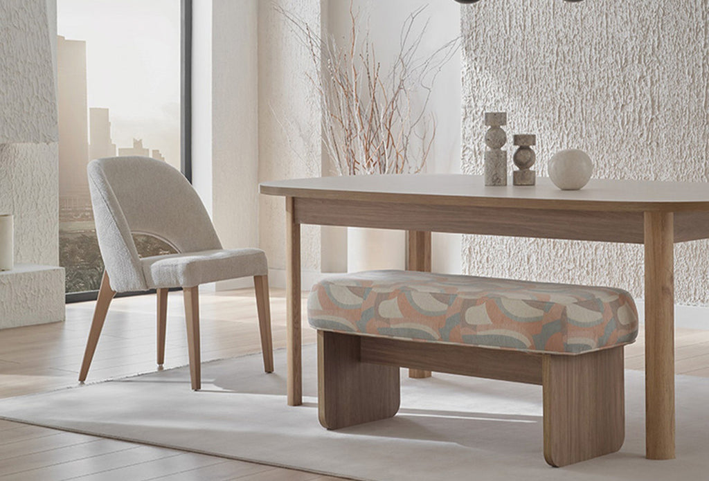 Perge Dressoir Eettafel Vast Bank Eetkamerstoel 2 Stuks - foto 4