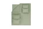 Base Saliegroen Dekbedovertrekset Tweepersoons - foto 4