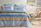 Lenita Indigo Pique Tk Eenpersoons