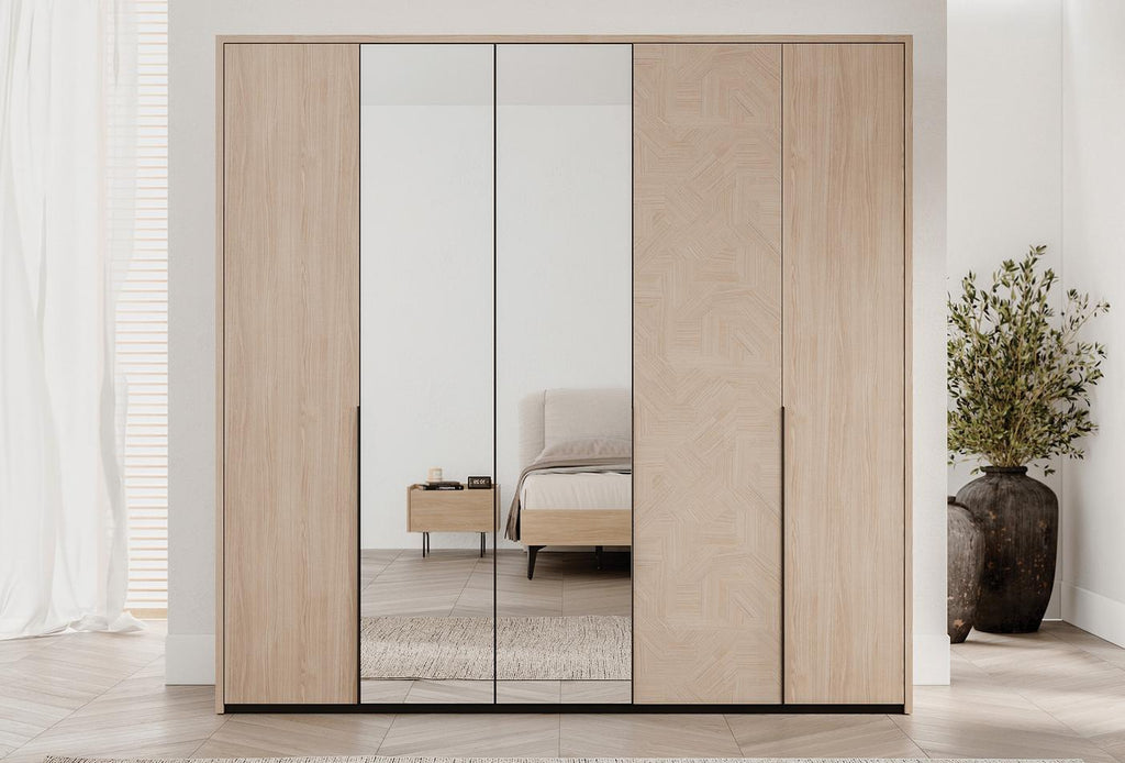 Terra Kledingkast 5-deurs 227x221 cm
