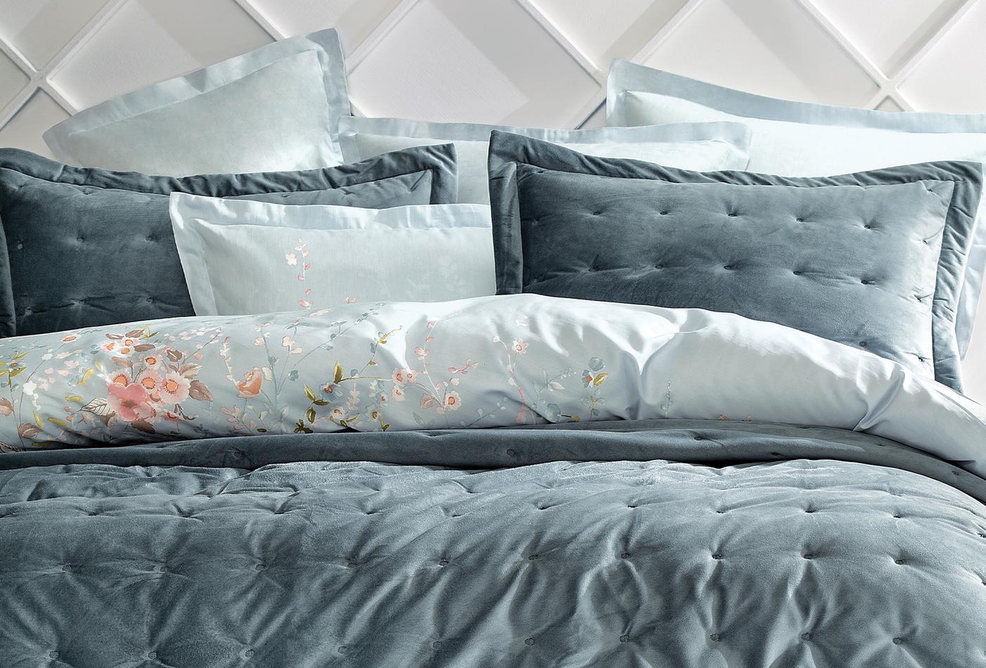Vals Nil Groen Fluweel Bed Sprei Seti Tweepersoons - foto 6