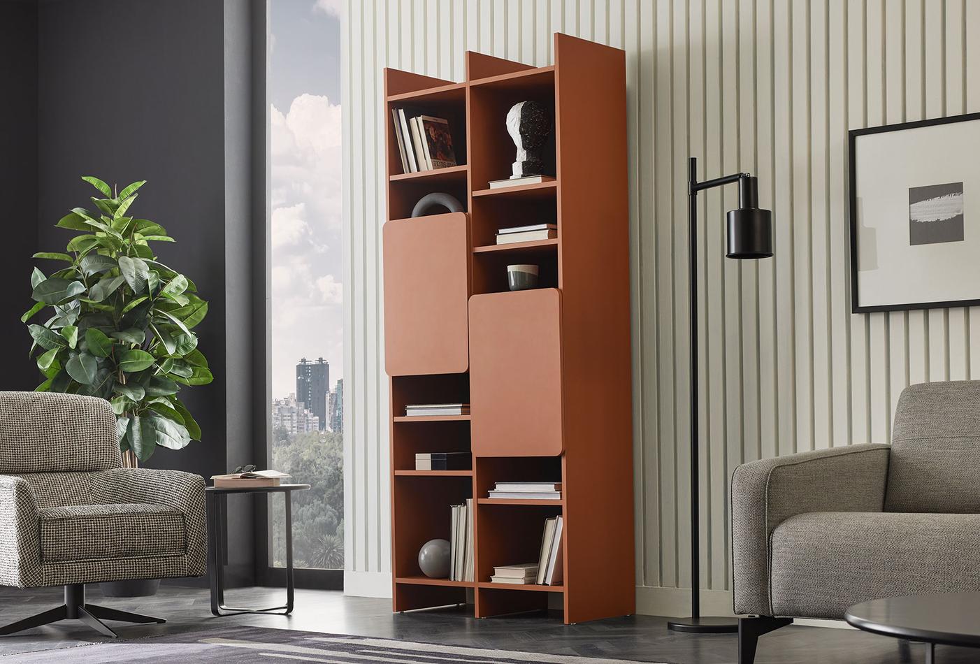 Blend Boekenkast 81x203 cm