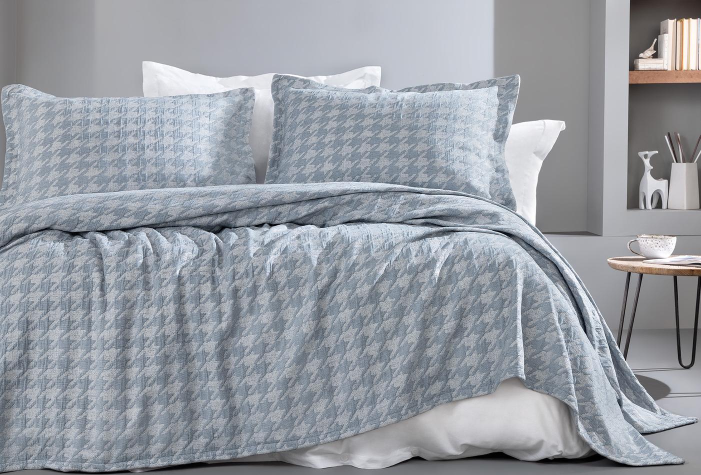 Agie Indigo Bed Sprei Eenpersoons