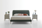 Hera Bed Met Hoofdbord Fluweel Geweven Groen - foto 6