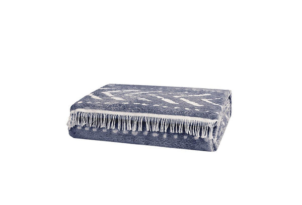 Cora Indigo Bed Sprei Eenpersoons