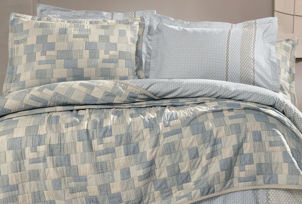 Tanna Indigo met bedsprei Dekbedovertrekset Tweepersoons