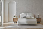 Perge Boxspring Met Hoofdbord Kemik Geweven Stof - foto 4