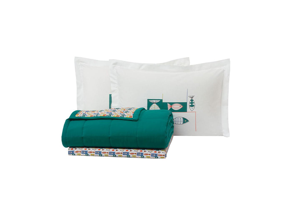Venice Zumrut Groen Bed Sprei Tk Eenpersoons - foto 5