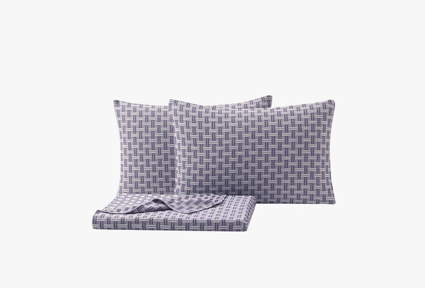 Clara Paars Bed Sprei Seti Eenpersoons