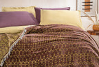 Zion Pruim Bed Beddensprei Eenpersoons - foto 3
