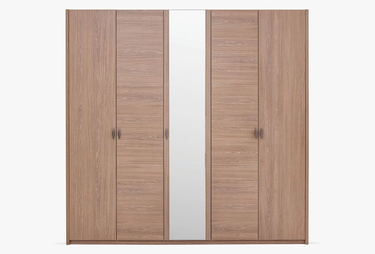 Paloma Kledingkast 5-deurs 228x222 cm - foto 2