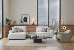 Mesta Modulair Hoekbank Combinatie Links Creme - foto 5