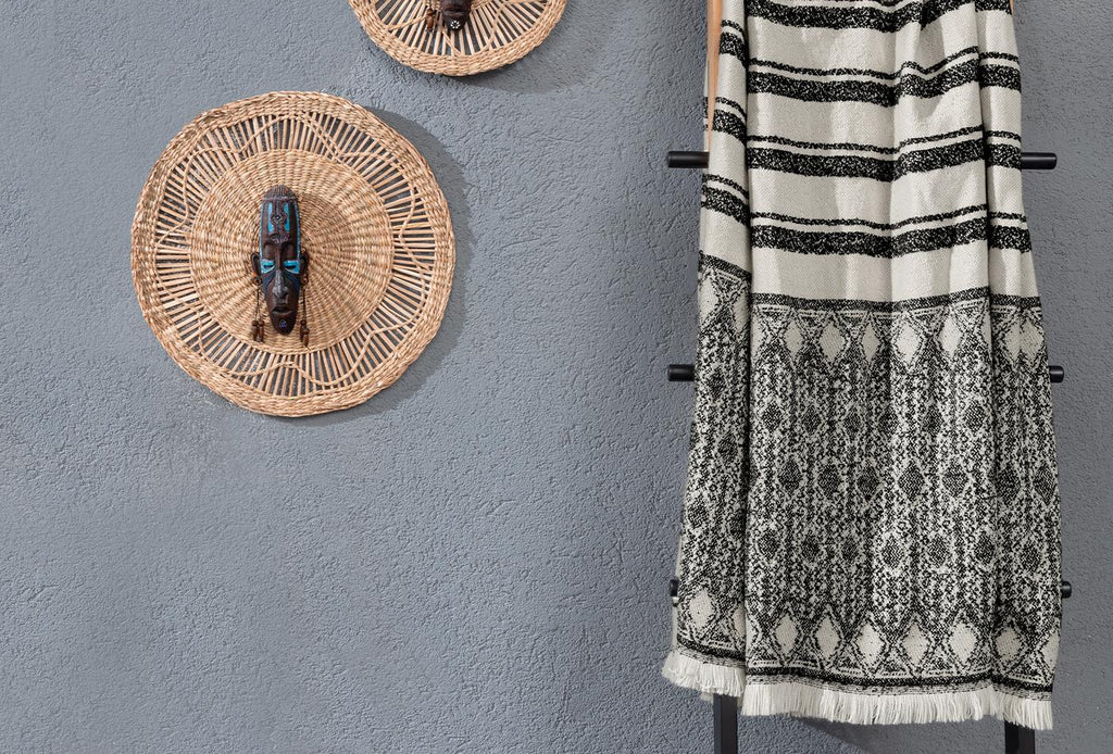 Flax Ekru Bank Plaid