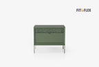 Fit & Flex Module met 2 lades op poten - Groen 80x67 cm