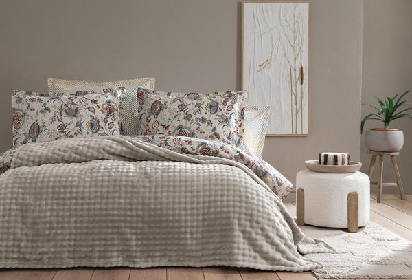 Blera Beige Deken Eenpersoons