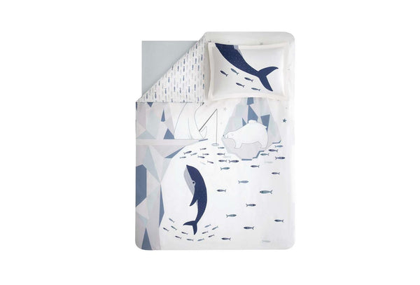 Balea Blauw Dekbedovertrekset Eenpersoons
