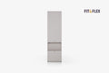 Fit Flex 2 met deur Boekenkast 60x217