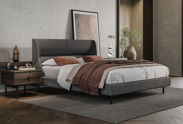 Parma Bed Incl. Hoofdbord 14210 Antraciet
