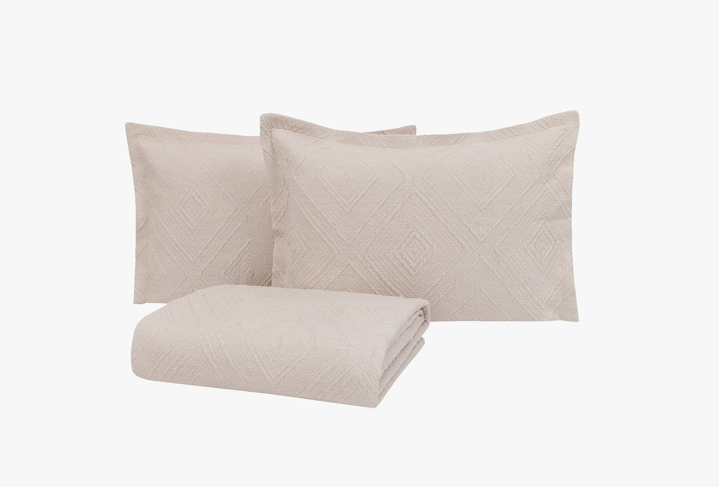 Brio Beige Bed Sprei Seti Tweepersoons - foto 2