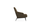 Valdera Fauteuil Linnen geweven Bruin - foto 3