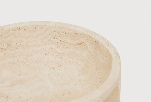 Oktav Klein Decoratief bord Beige