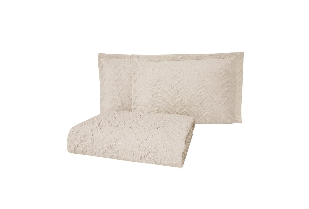 Curly Beige Bed Sprei Eenpersoons - foto 5