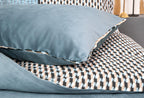 Charme Savio Indigo Fluweel Saten Dekbedovertrekset Tweepersoons Xl - foto 3