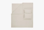 King Beige Beige gestreept Dekbedovertrekset Tweepersoons - foto 2