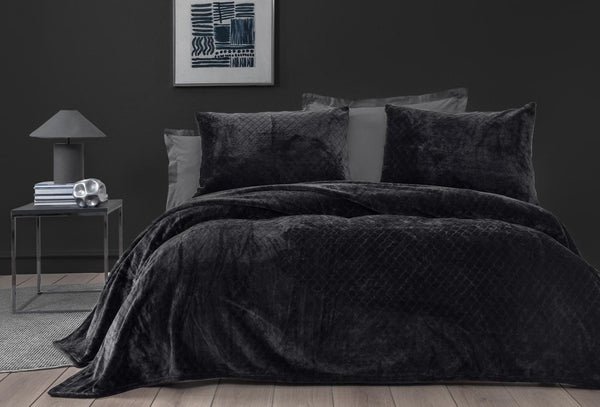 Belly Zwart Bed Sprei Seti