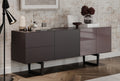 Modena High Gloss Bruin Dressoir 203x79 cm