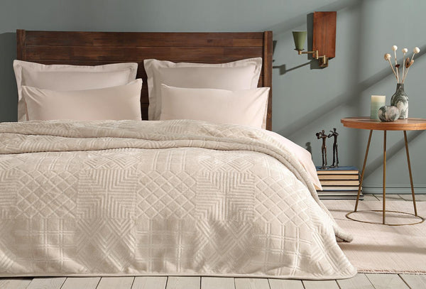 Nova Sampanya Deken Tweepersoons