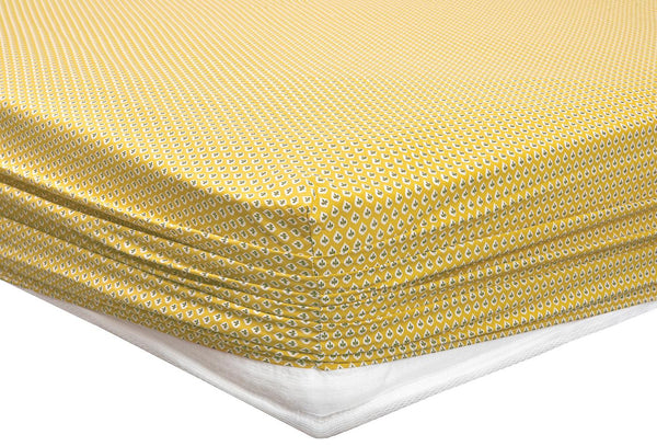 Mix Match Tiny Safran Hoeslaken Eenpersoons