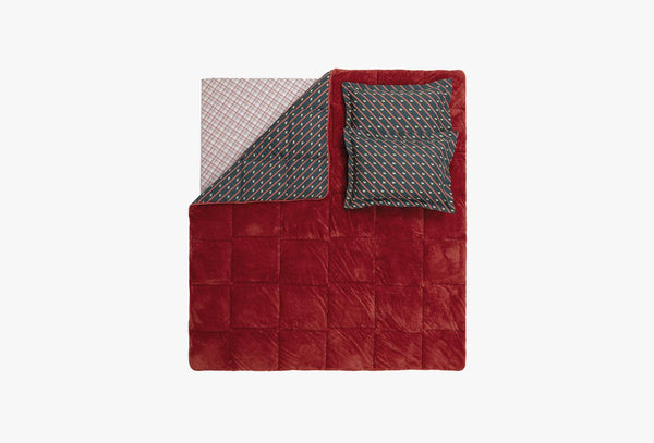 Millie Rood Triola Set Eenpersoons