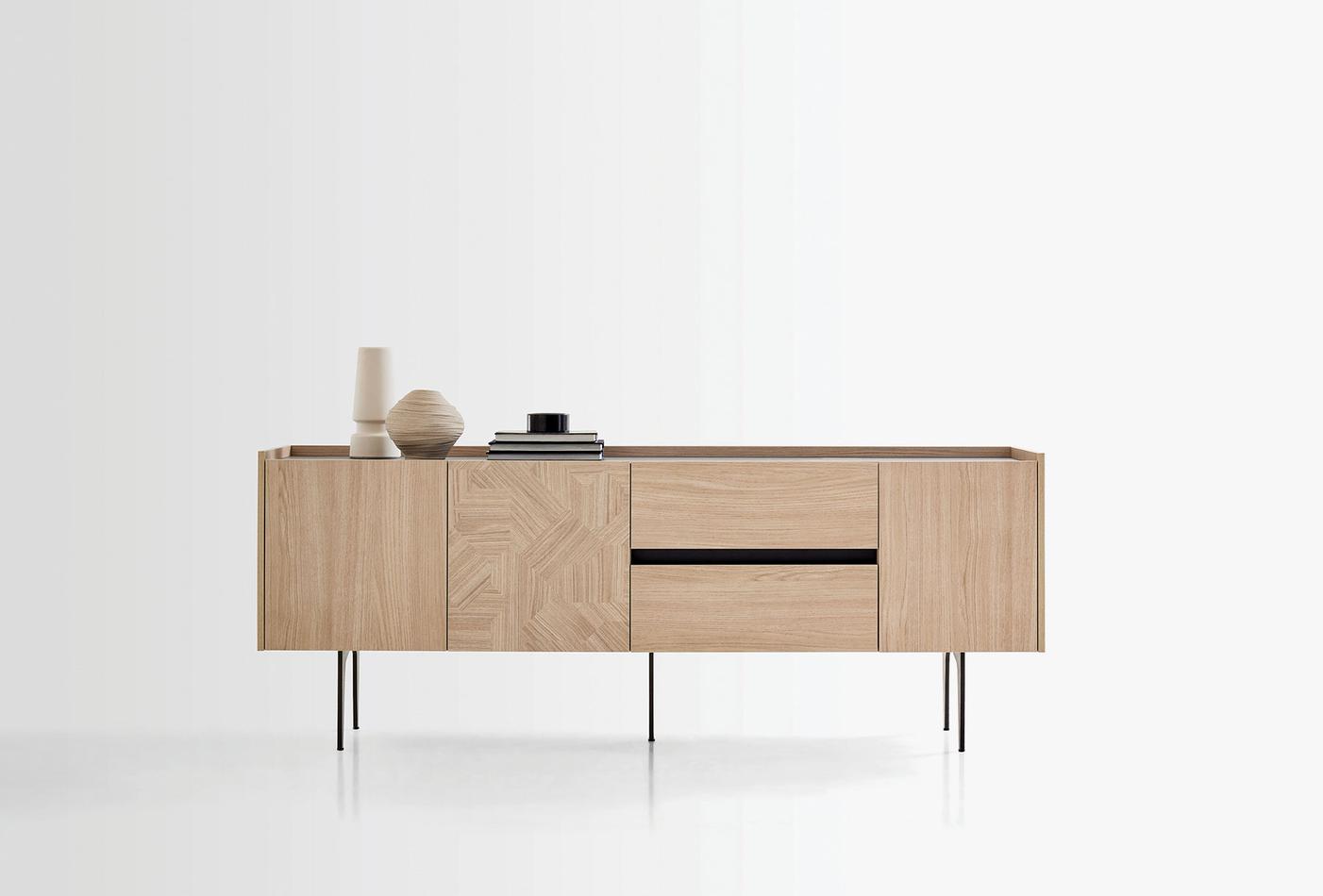 Terra Dressoir Eettafel Uitschuifbaar met armleuning Eetkamerstoel 4 Stuks - foto 2