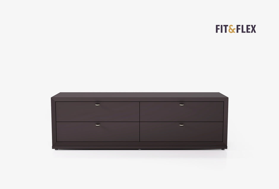 Fit Flex 4 met lades met basis Module Bitter 160X49