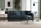 Astera Plus 3-Zitsbank met slaapfunctie Fluweel Marineblauw - foto 4