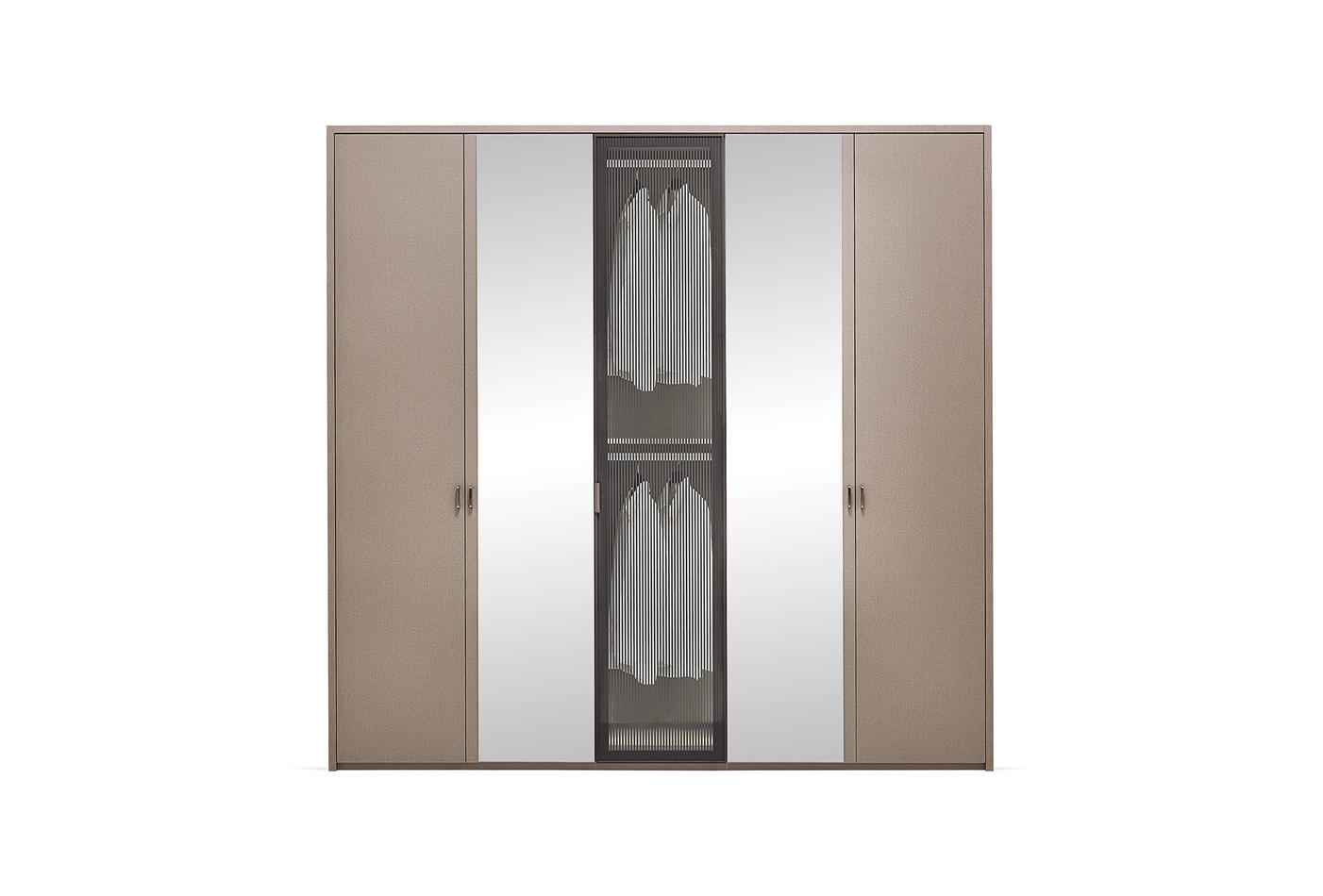 Berta Kledingkast 5-deurs 227x221 cm - foto 4
