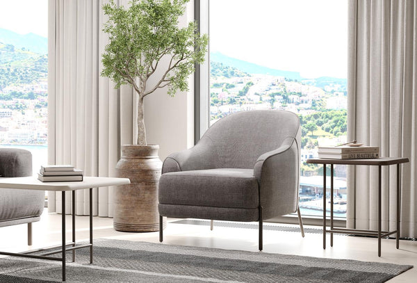 Varena Fauteuil Geweven stof 55902 Taupe