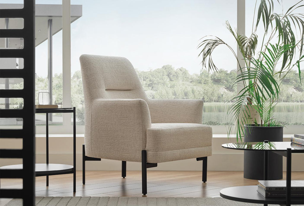 Terra Fauteuil Linnen geweven Wit - foto 3