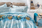 Aquamarine Turquoise Pique-set Tweepersoons - foto 4