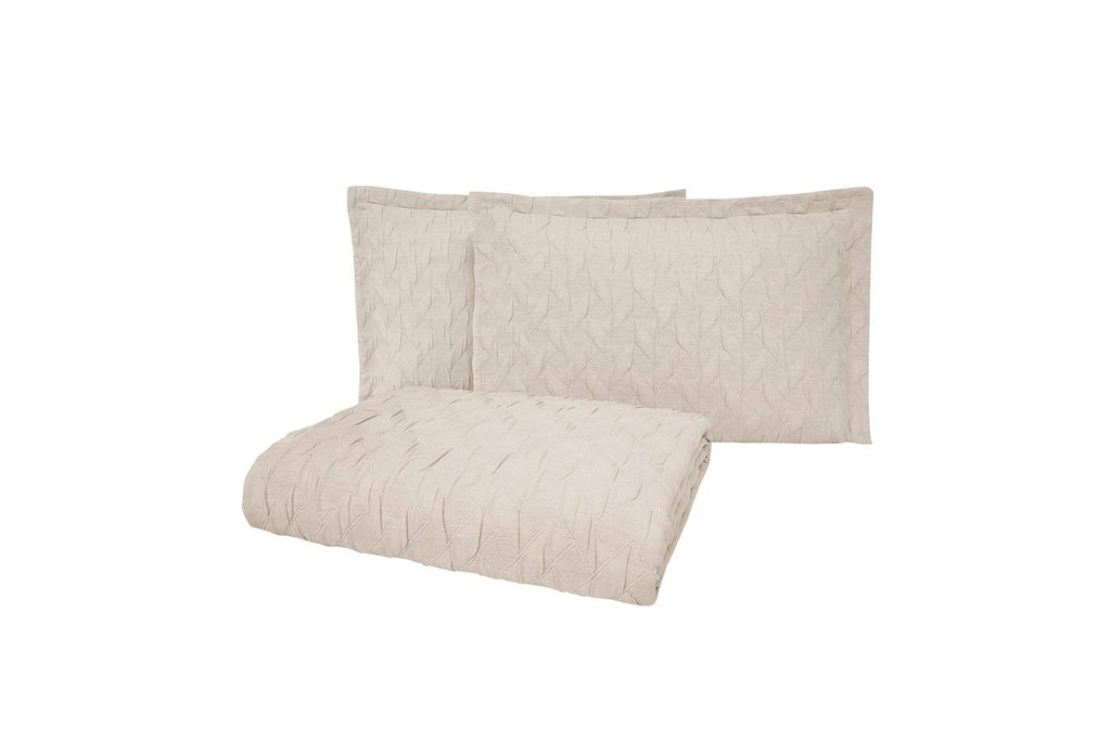 Lennox Beige Bed Sprei Eenpersoons - foto 5