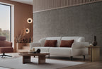Hera 3-Zitsbank met Slaapfunctie + Fauteuil Geweven stof Wit