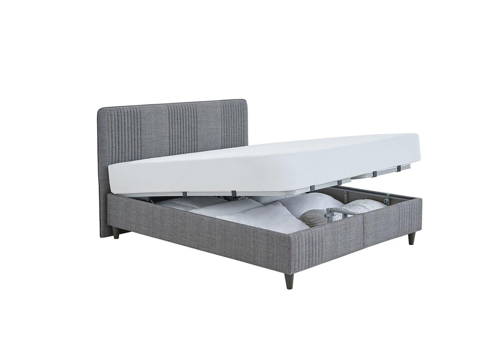 Wool Sense Boxspring met hoofdbord Donker Grijs - foto 6