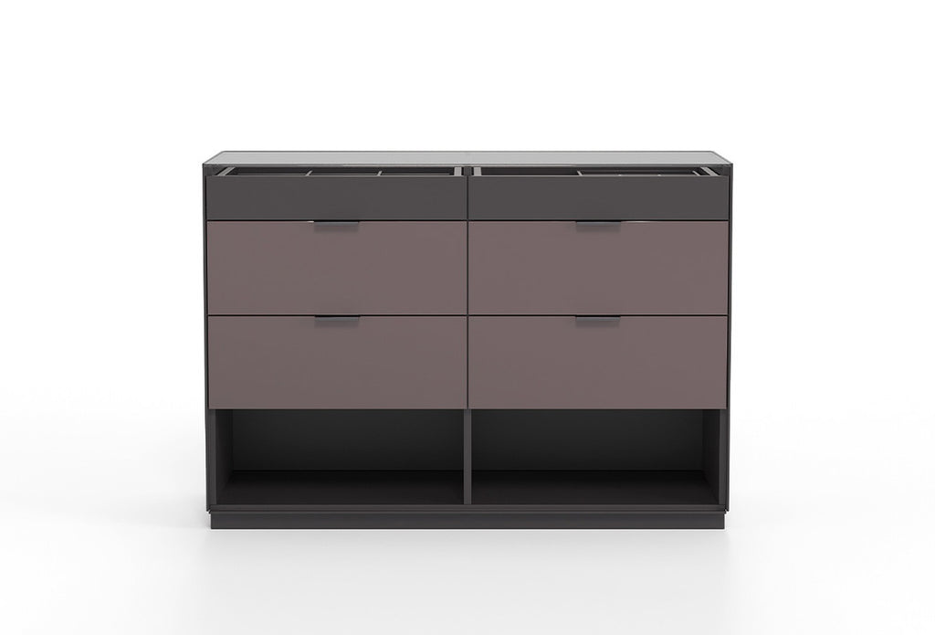 Modena High Gloss Bruin Eiland Ladekast 120x85 cm - foto 4