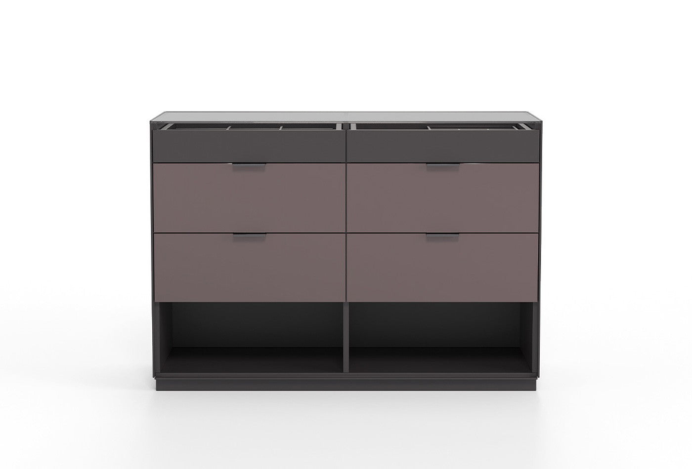 Modena High Gloss Bruin Eiland Ladekast 120x85 cm - foto 4