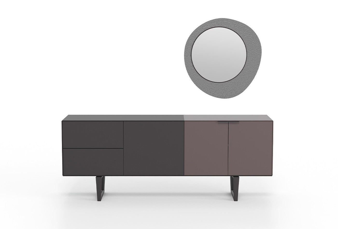 Modena Dressoir Ladekast Spiegel 81x78 cm - foto 6